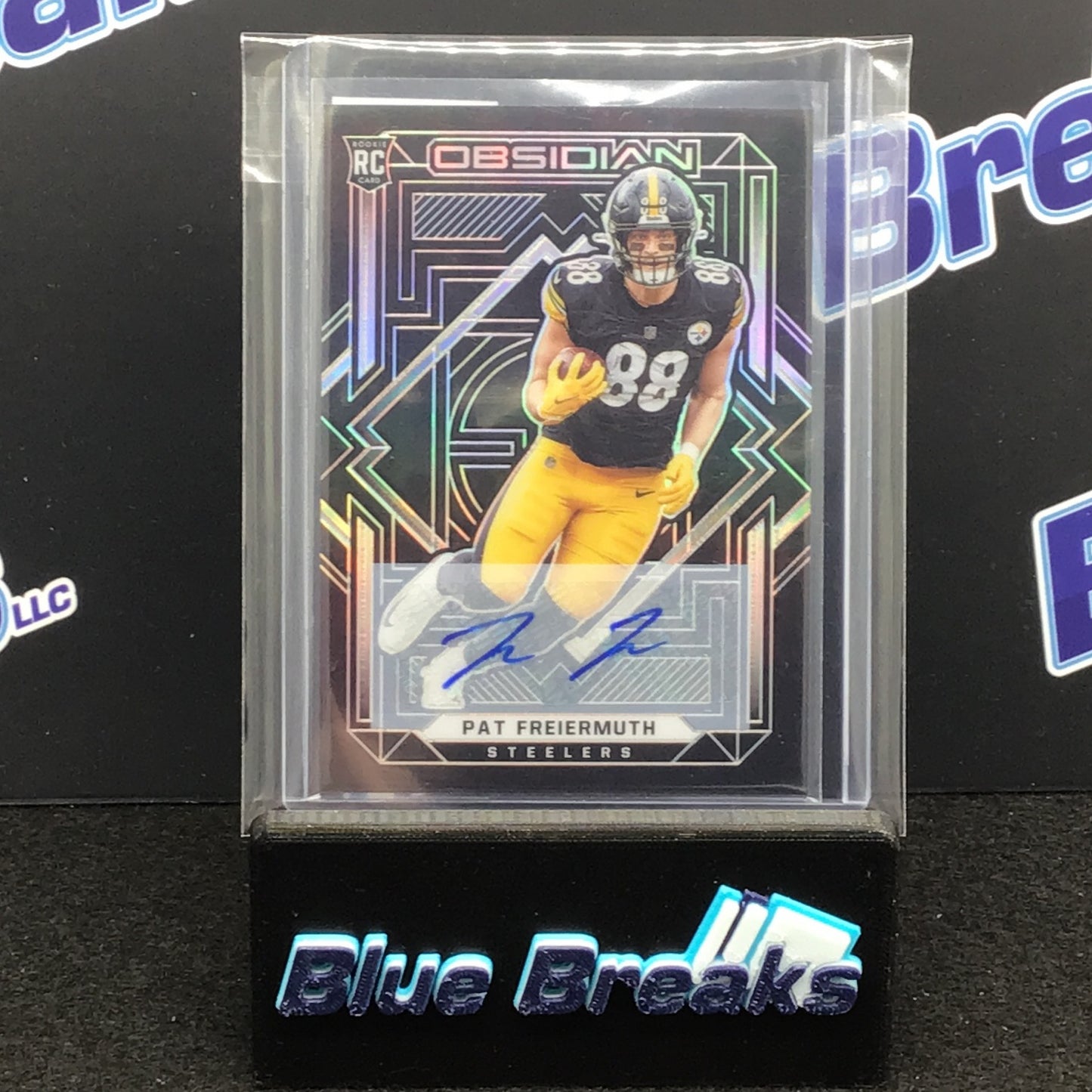 2021 Panini Obsidian Pat Freiermuth auto 137/199 RC #131 Steelers