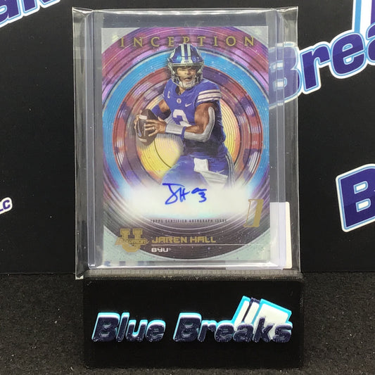 2022-23 Bowman U Inception Jaren Hall auto #BIA-JHL