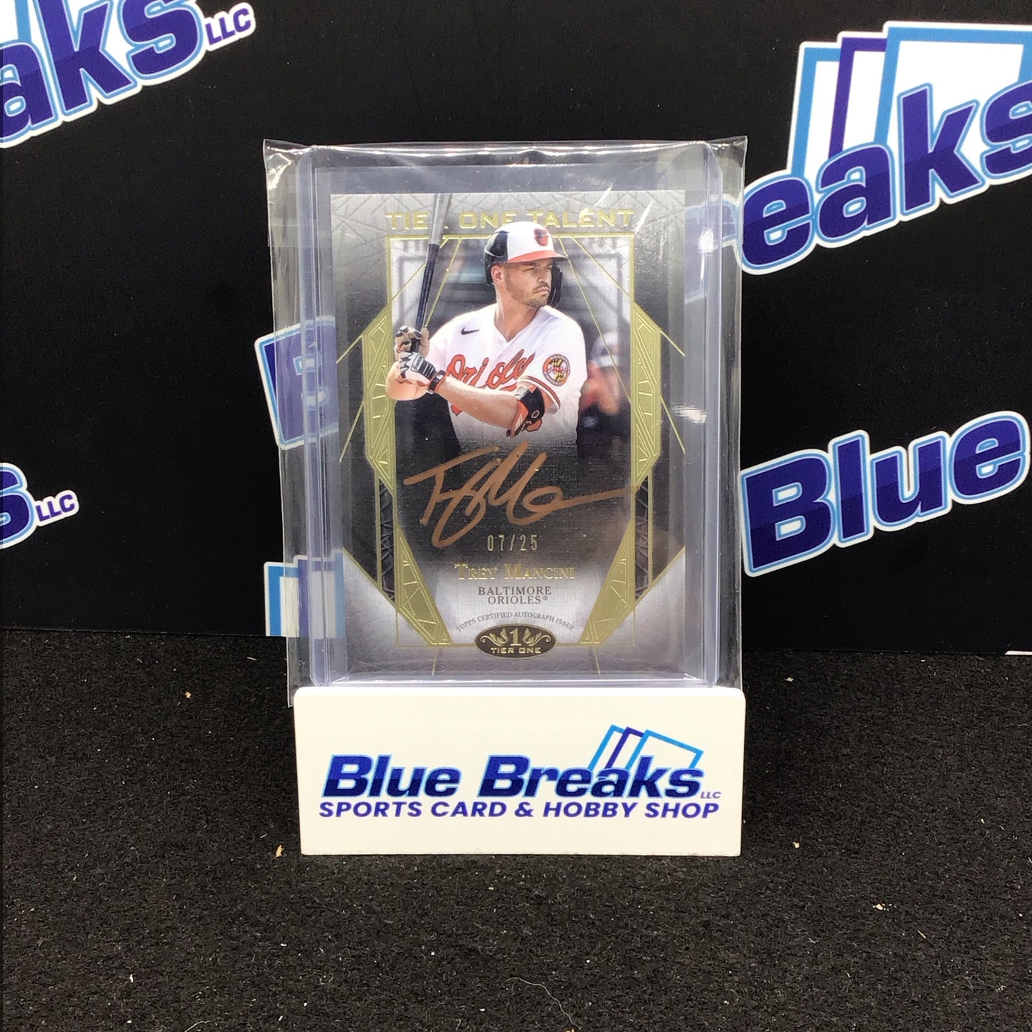 2022 Topps Tier One Talent Trey Mancini auto 07/25 #TITA-TMA Orioles