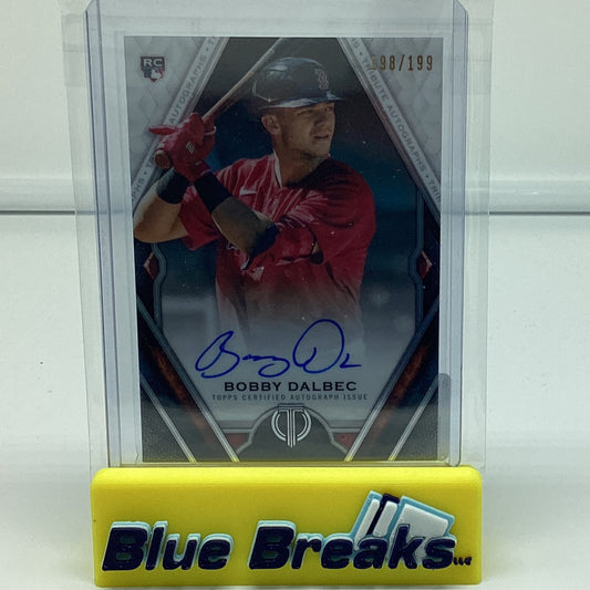 2021 Topps Tribute - Bobby Dalbec auto 198/199 RC #TA-BD Red Sox