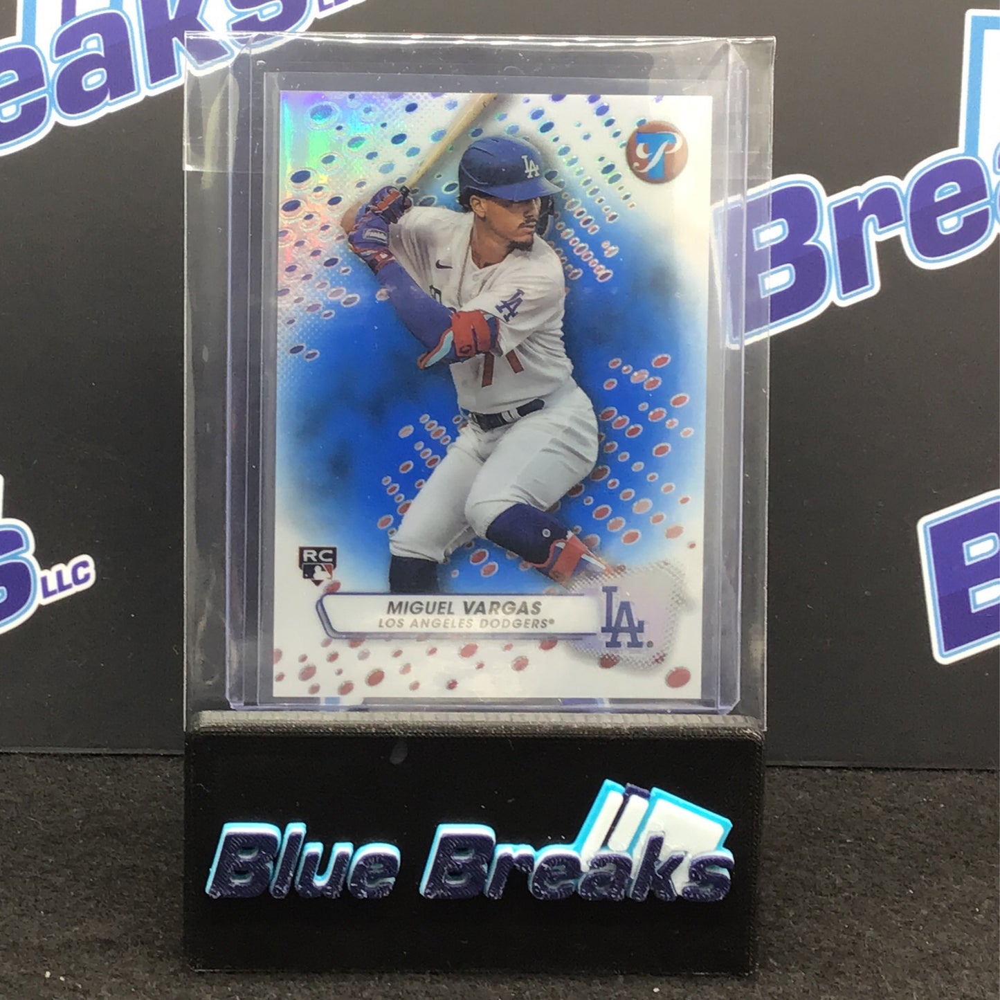 2023 Topps - Pristine - Miguel Vargas - Blue - 34/75 - Los Angles Dodgers