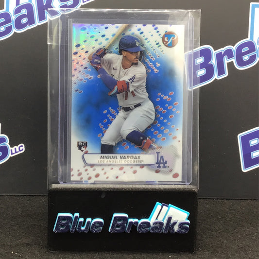 2023 Topps - Pristine - Miguel Vargas - Blue - 34/75 - Los Angles Dodgers
