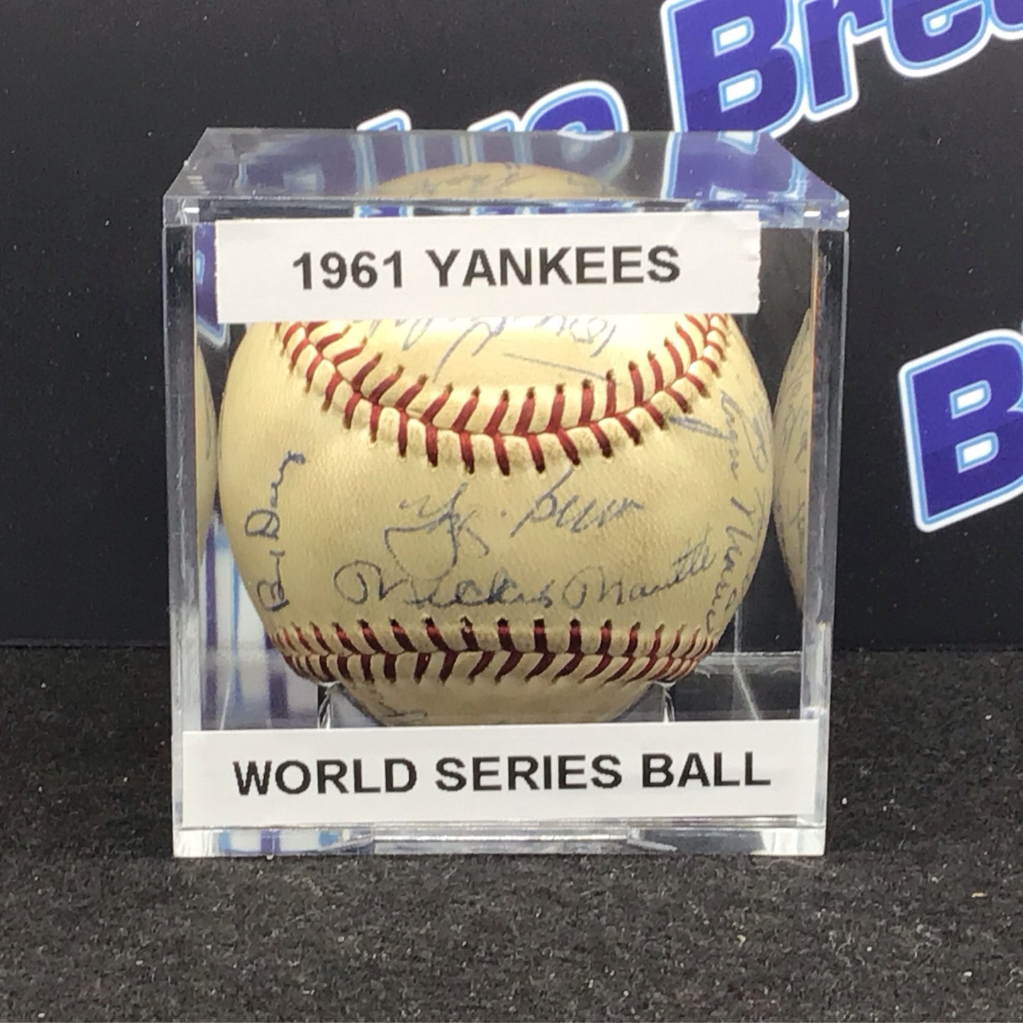 1961 New York Yankees World Series autographed baseball JSA cert