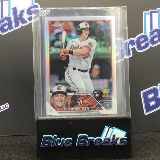 2023 Topps Chrome - Adley Rutschman - Refractor - Baltimore Orioles - #1