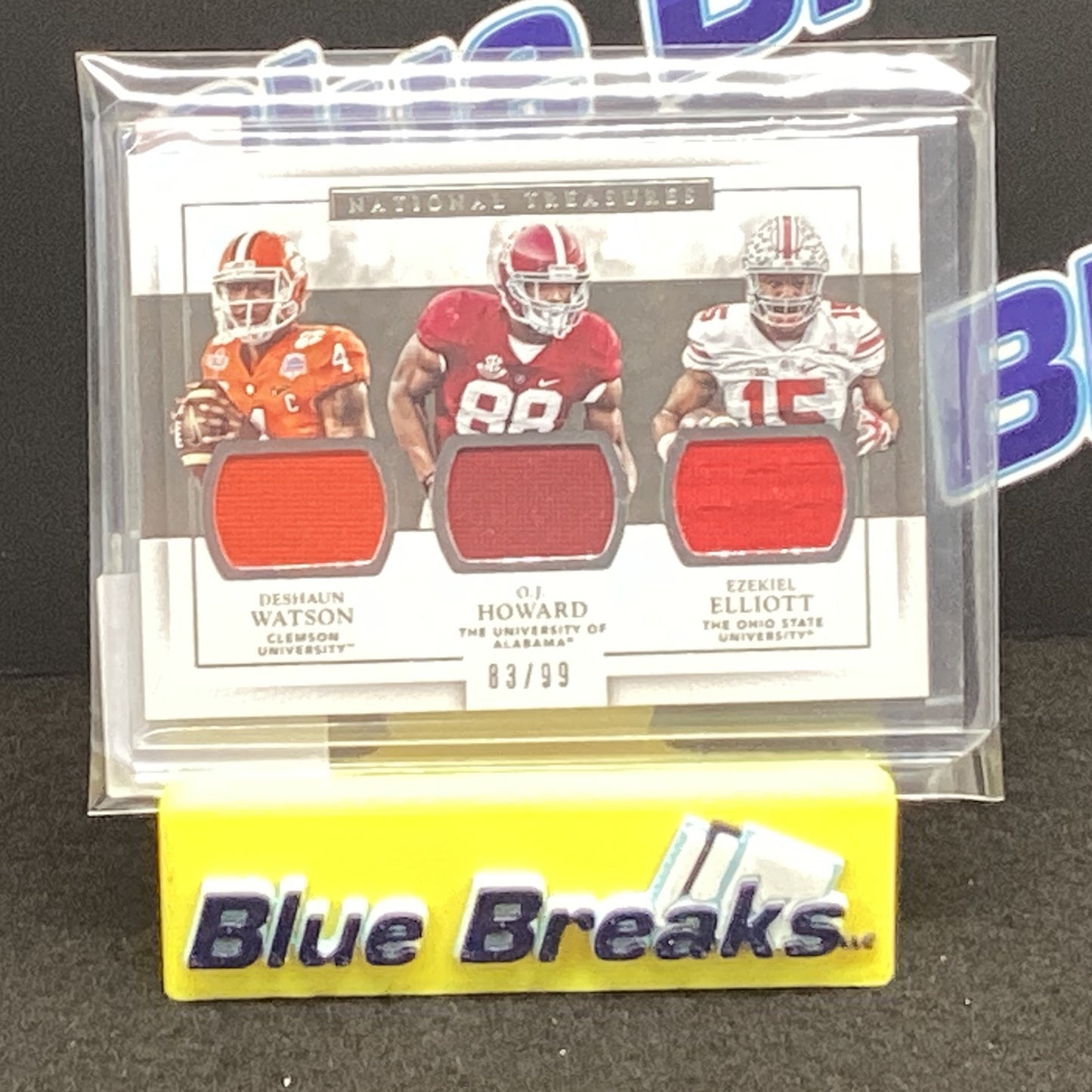 2017 Panini National Treasures Watson Howard Elliott 83/99