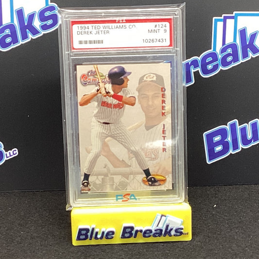 1994 Ted Williams Co - Derek Jeter - #124 - New York Yankees - PSA 9