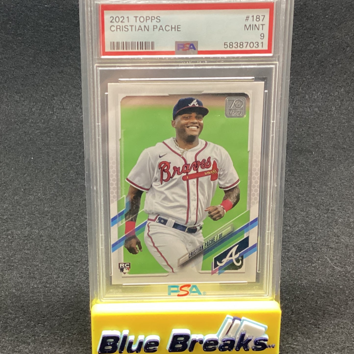 2021 Topps - Cristian Pache #187 PSA 9