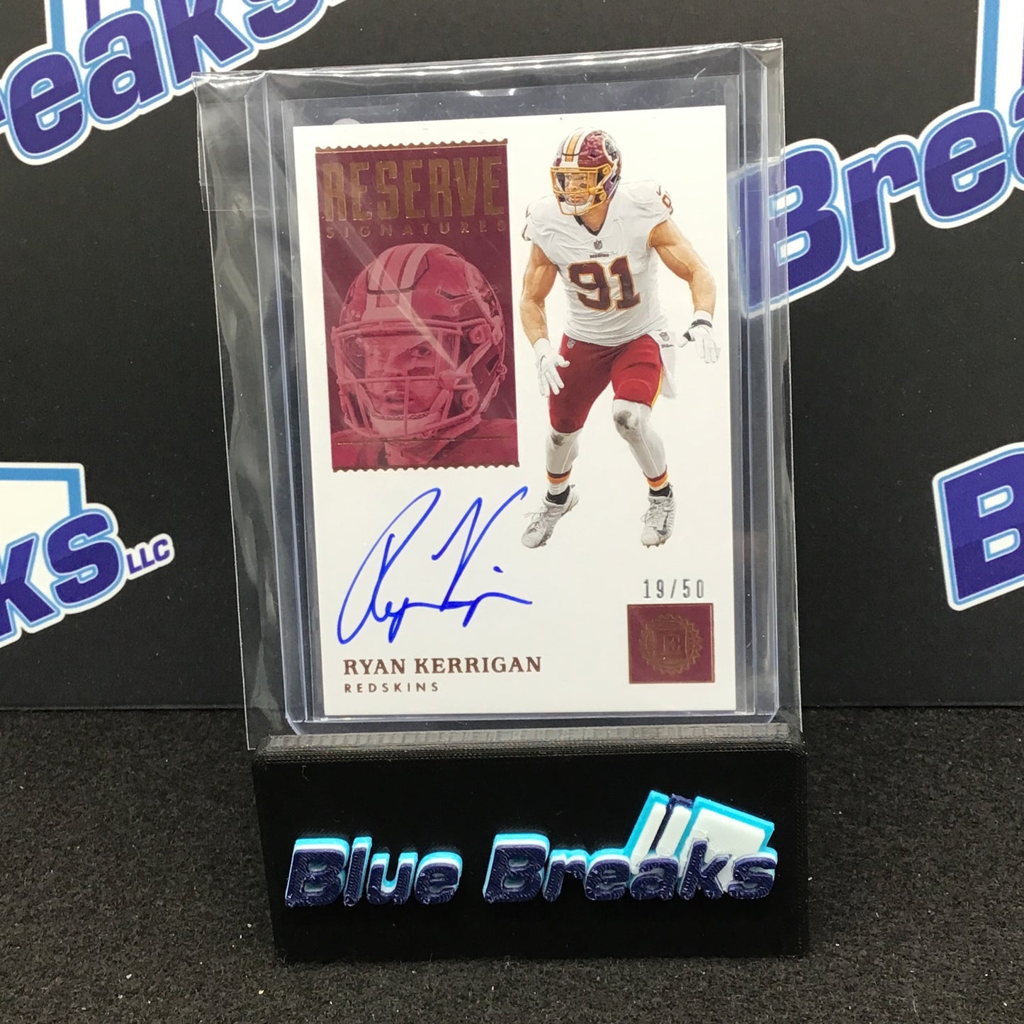 2019 Panini - Encased - Ryan Kerrigan - Washington Redskins / Commanders - 19/50