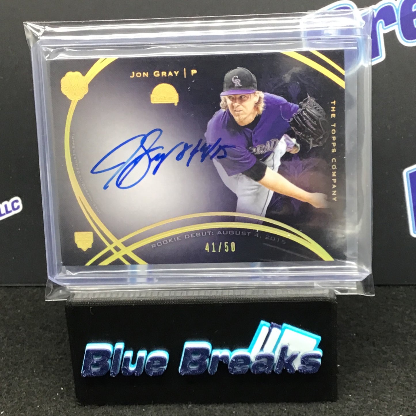 2016 The Mint - Jon Gray - Colorado Rockies - Auto - 41/50