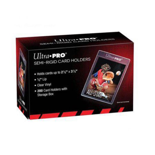 Ultra Pro Semi-Rigid 1/2" Lip Sleeves 200ct