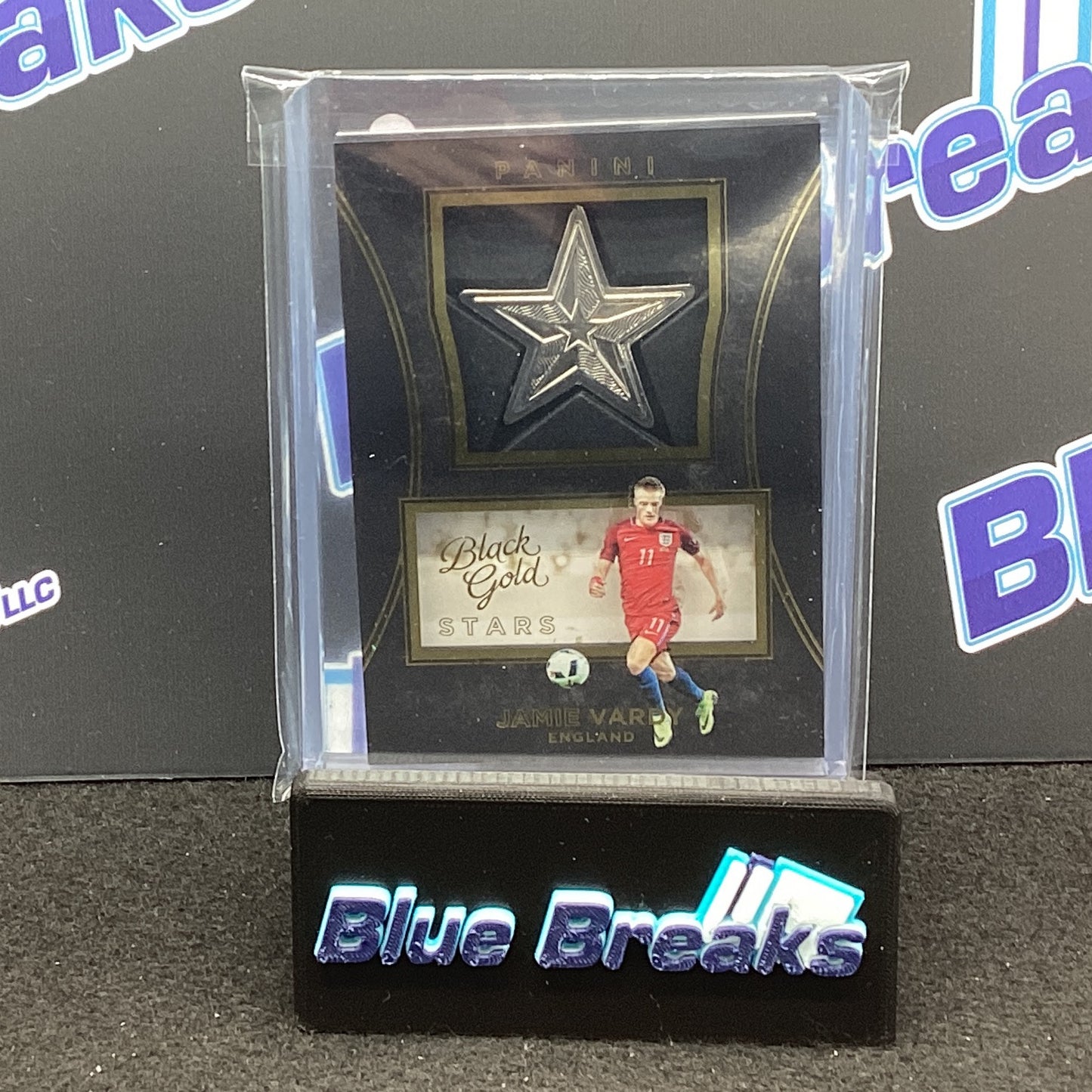 2016-17 Panini Black Gold Stars Jamie Vardy #S-IVA England