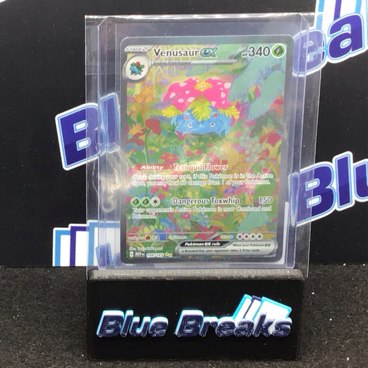 Pokémon Scarlet & Violet 151 Venusaur EX Full Art 198/165