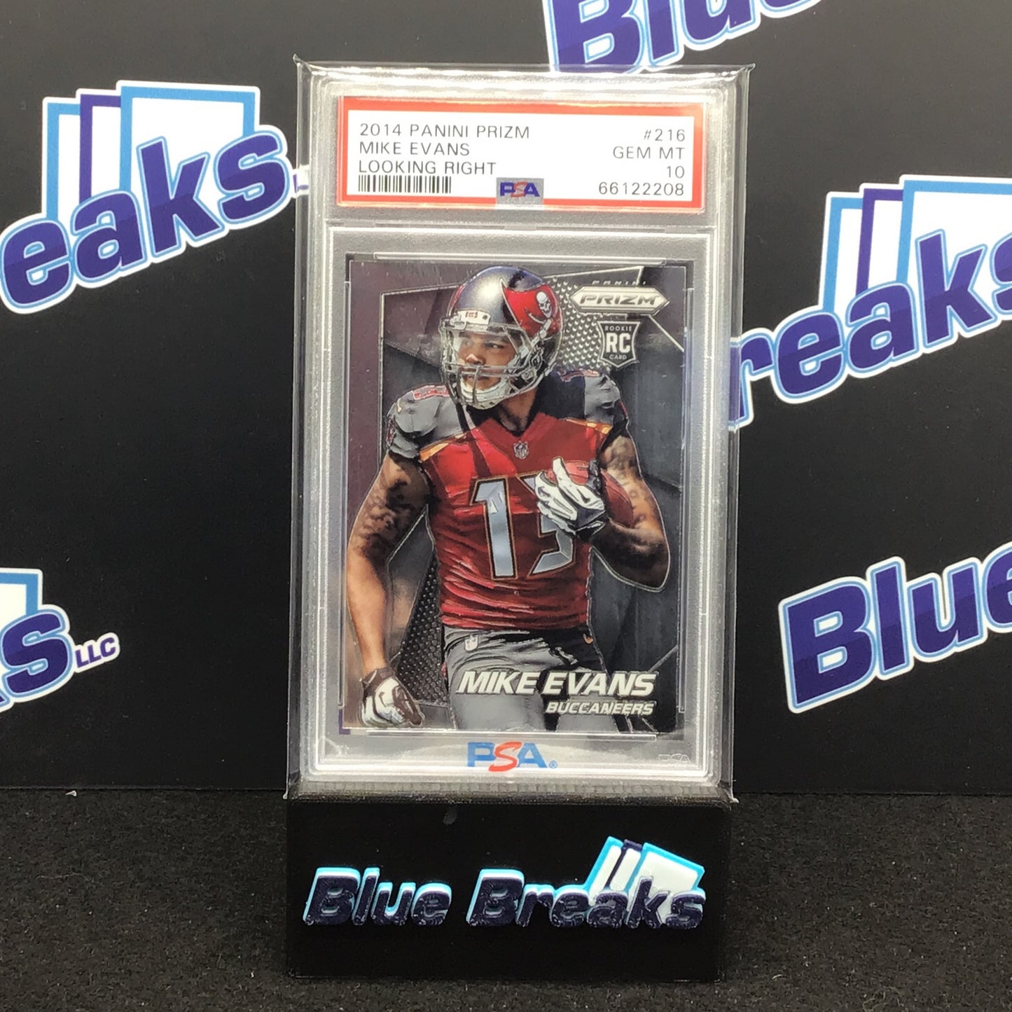 2014 Panini Prizm - Mike Evans - Looking Right - #216 - PSA 10 - Tampa Bay Buccaneers