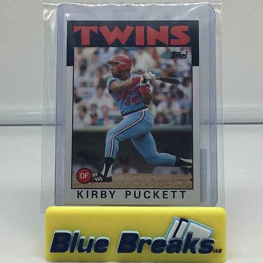 1986 Topps - Kirby Puckett
