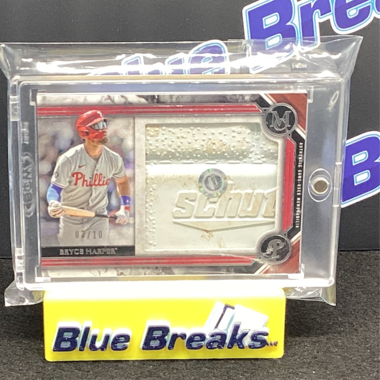2022 Topps Museum Collection - Bryce Harper - 3/10 - Base Relic - Philadelphia Phillies