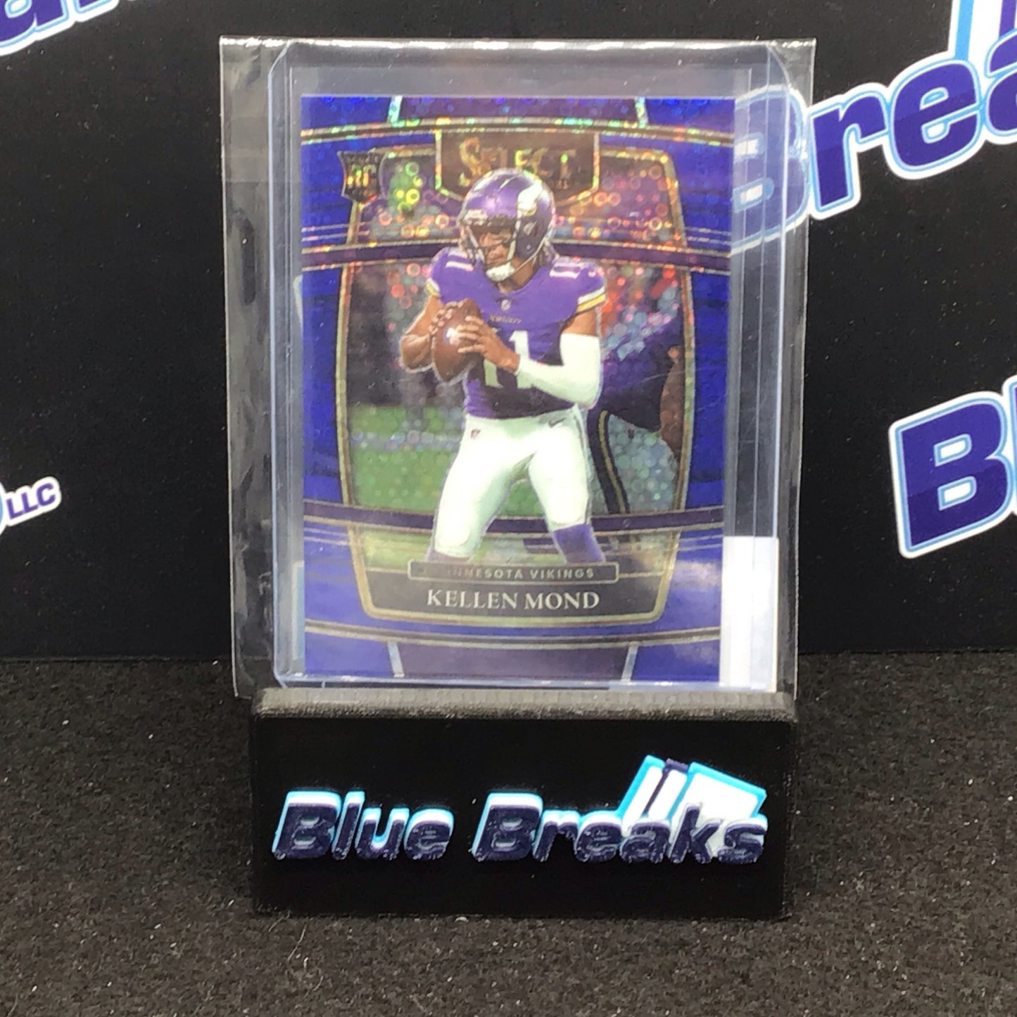 2021 Panini Select Blue Prizm Scope Kellen Mood 15/25 #64 - Minnesota Vikings