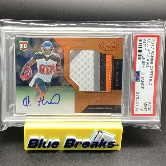 2017 Panini Certified - O J howard 27/99 PSA 9