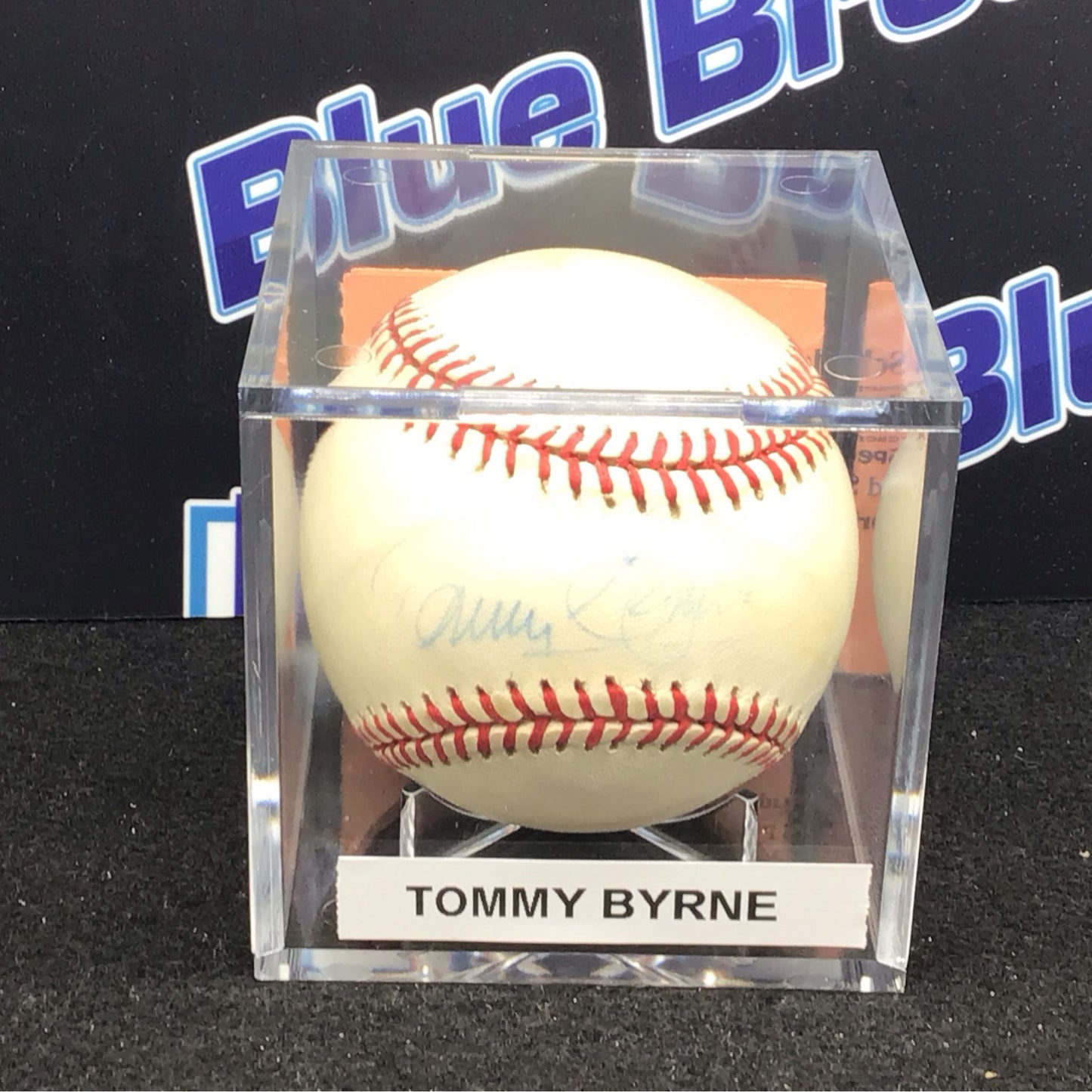 Tommy Byrne - New York Yankees - Signed Baseball - Rosselle High School Authentic