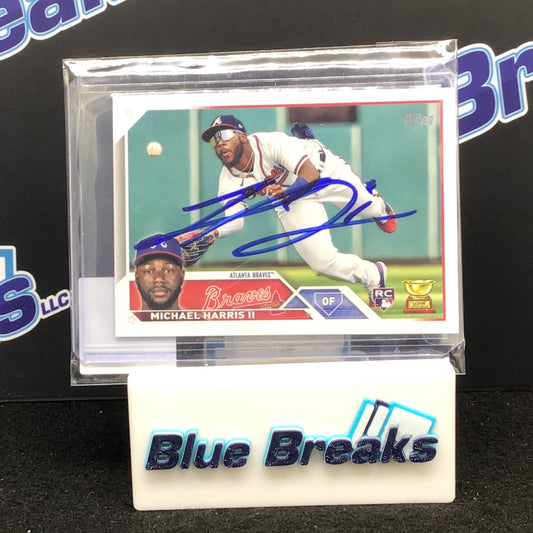 2023 Topps Series 1 Michael Harris auto #226 Braves