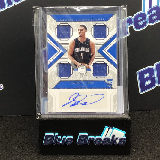 2021-22 Panini Chronicles Cornerstones Rookie Jalen Suggs auto 19/99 RC #RCO-JSU Magic