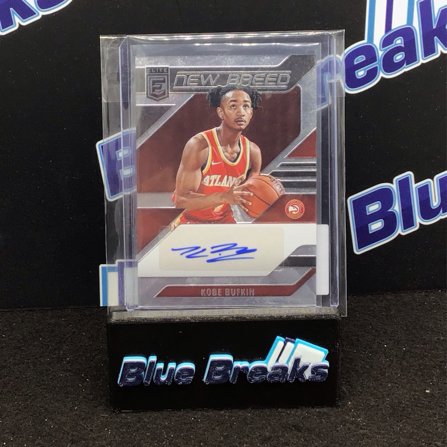 2023-24 Panini Donruss Elite New Breed Kobe Bufkin Auto #NB-KOB Hawks