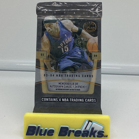 2003 NBA Final Flair Retail Pack