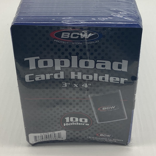BCW Toploader 100 pack