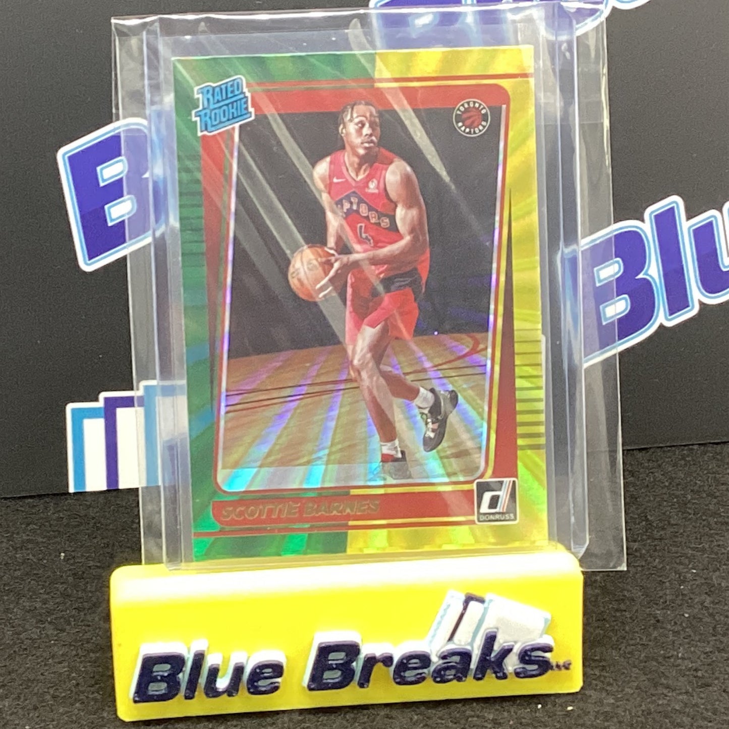 2021 Donruss - Scottie Barnes Green & Yellow