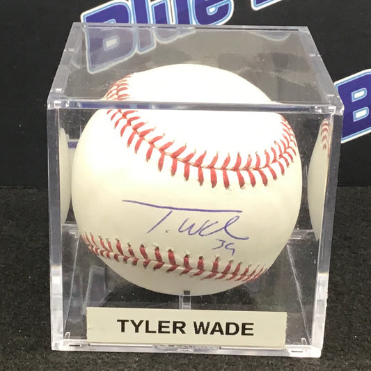 Tyler Wade autogrpahed baseball