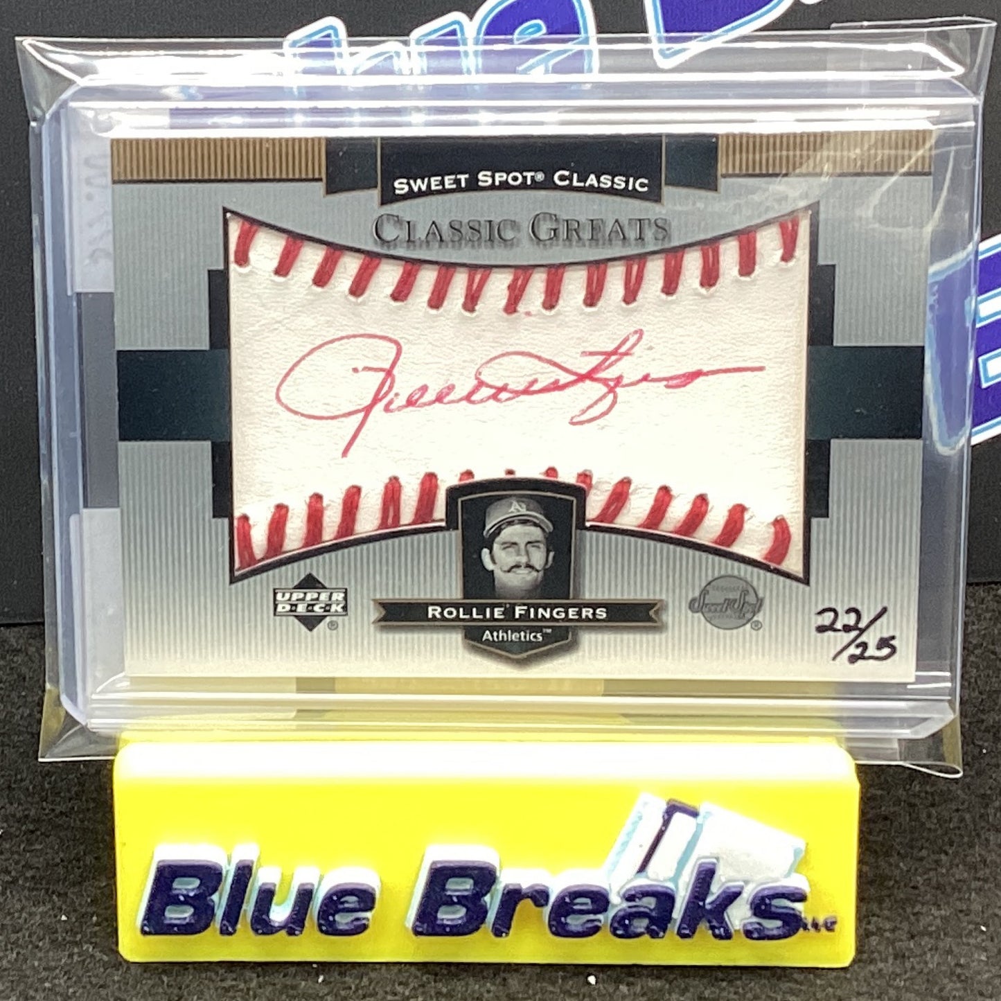 2003 Upper Deck Sweet Spot Classic Rollie Fingers 22/25 #CG-RF