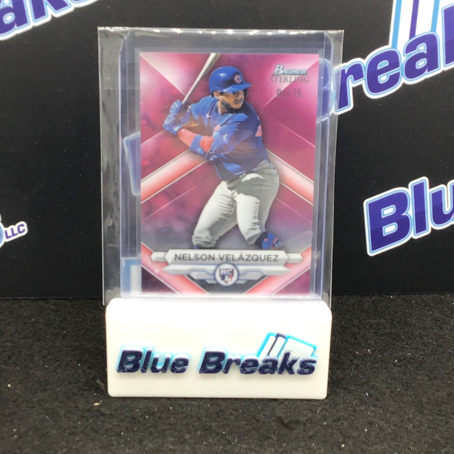 2023 Topps - Bowman Sterling - Nelson Velazquez - 1/75 - Chicago Cubs