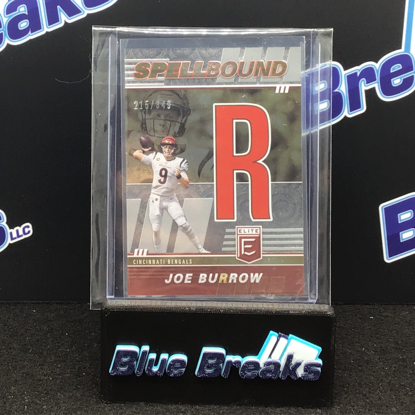 2022 Donruss Elite - Joe Burrow Spellbound ' R ' 215/499 - Cincinnati Bengals