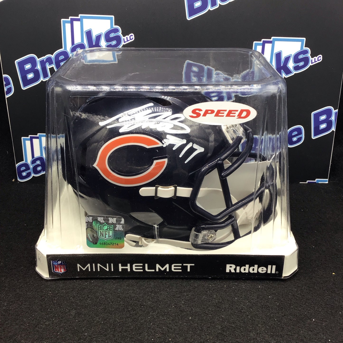 Mini Helment Bears Anthony Miller auto JSA COA