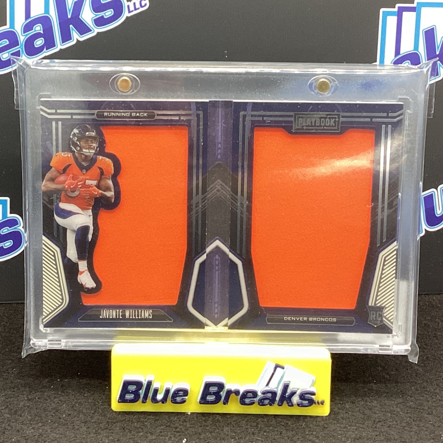 2021 Panini Playbook Rookie Jumbo Memorabilia Javonte Willaims 70/99 #RJM-JWI