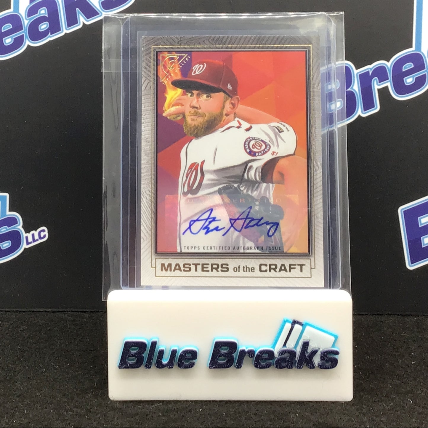 2021 Topps Gallery - Stephen Strasburg - 9/25 - Masters of the Craft - Washington National;s