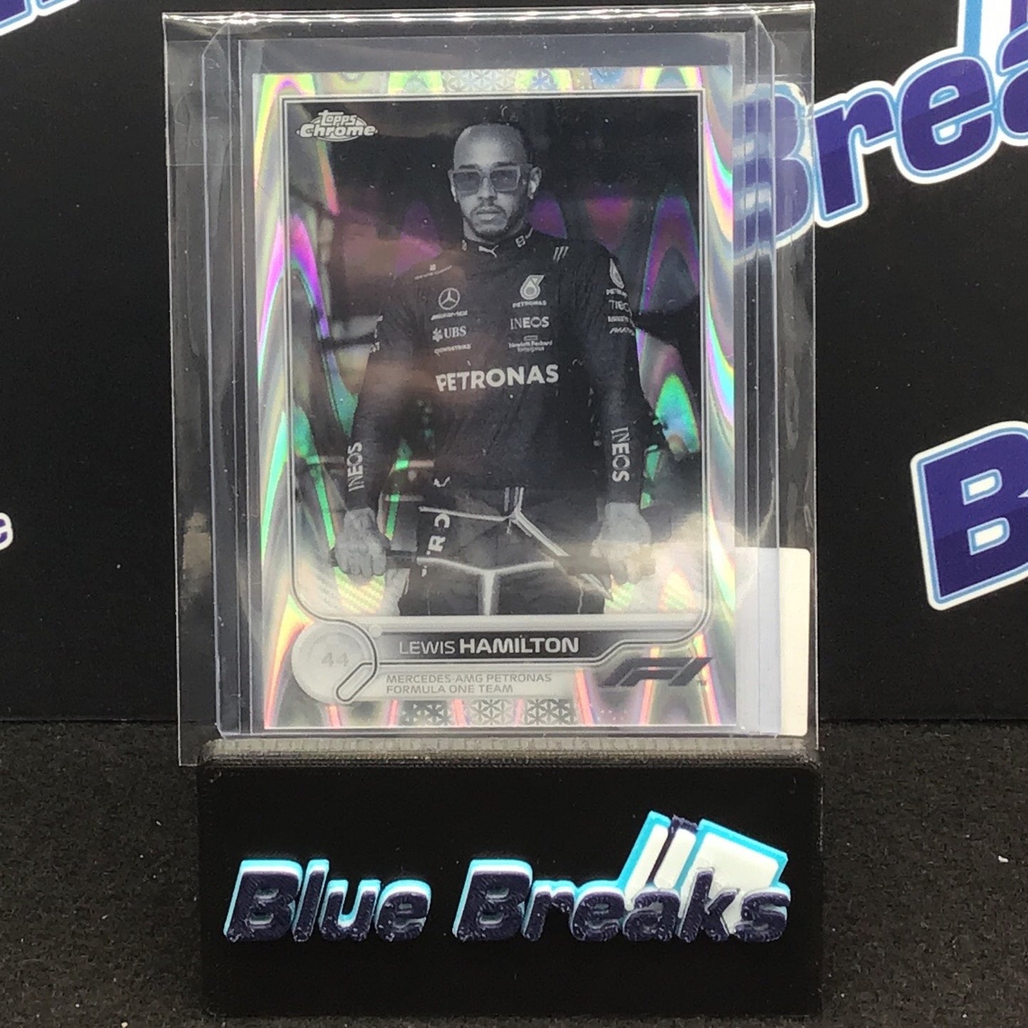 2022 Topps Chrome Wave Lewis Hamilton #8 F1