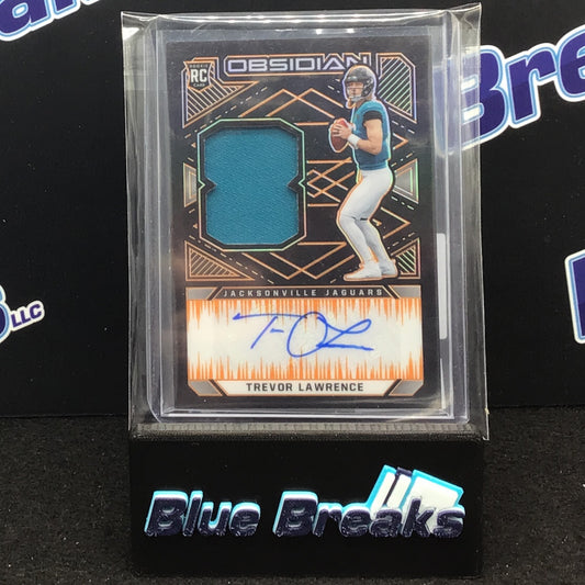2021 Panini Obsidian - Trevor Lawrence - 22/50 - Orange - Jacksonville Jaguars