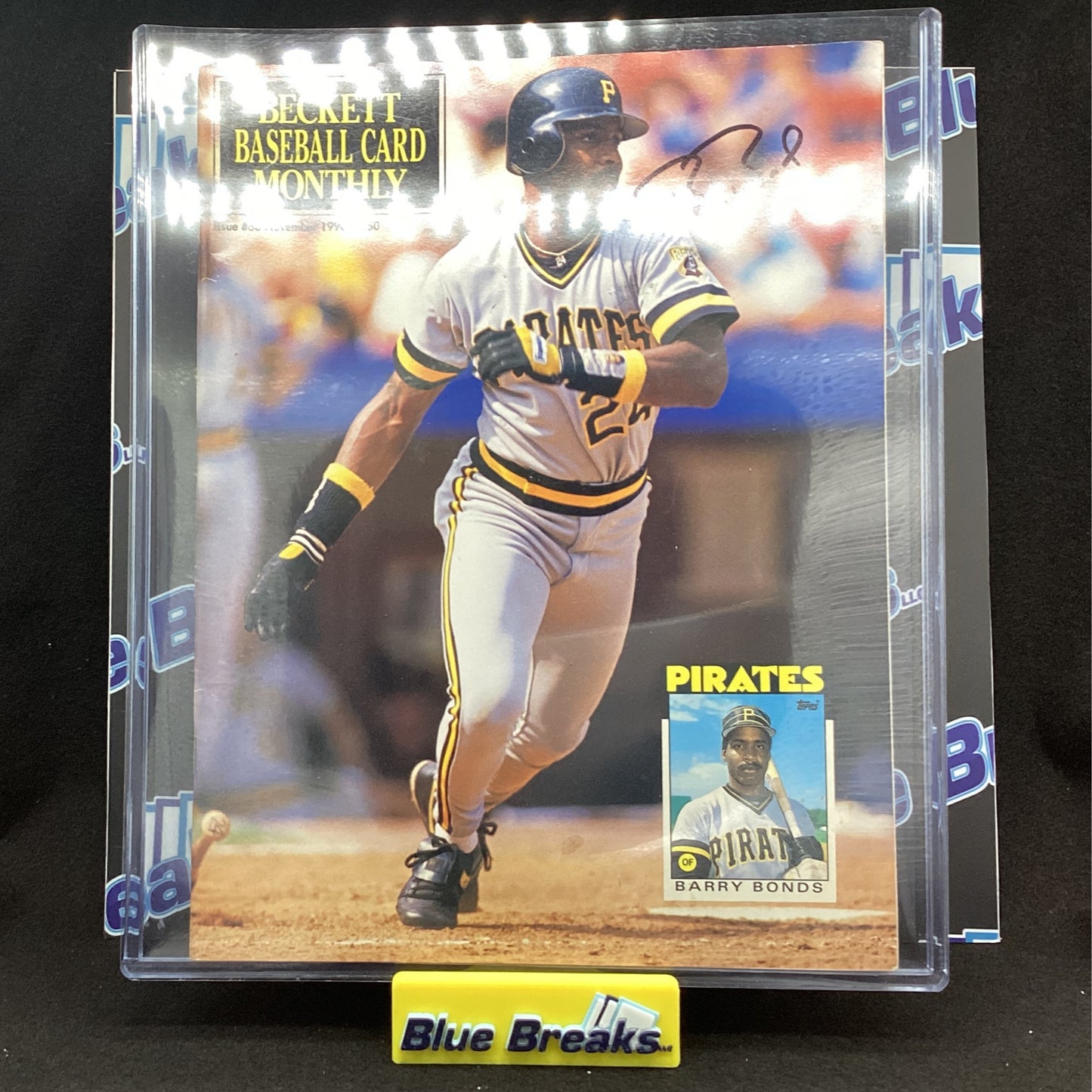 1990 Beckett Barry Bonds autograph