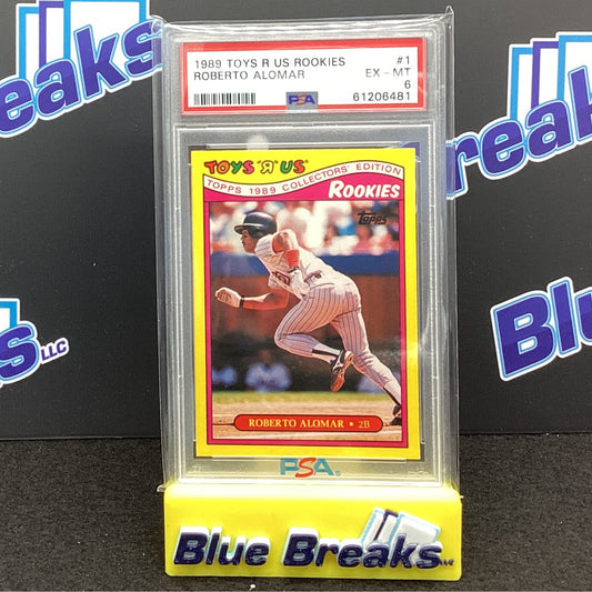 1989 Toys R Us Rookies - Roberto Alomar #1 PSA 6