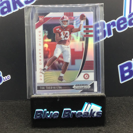 2020 Panini Prizm Draft Picks Tua Tagovailoa RC #101 Dolphins