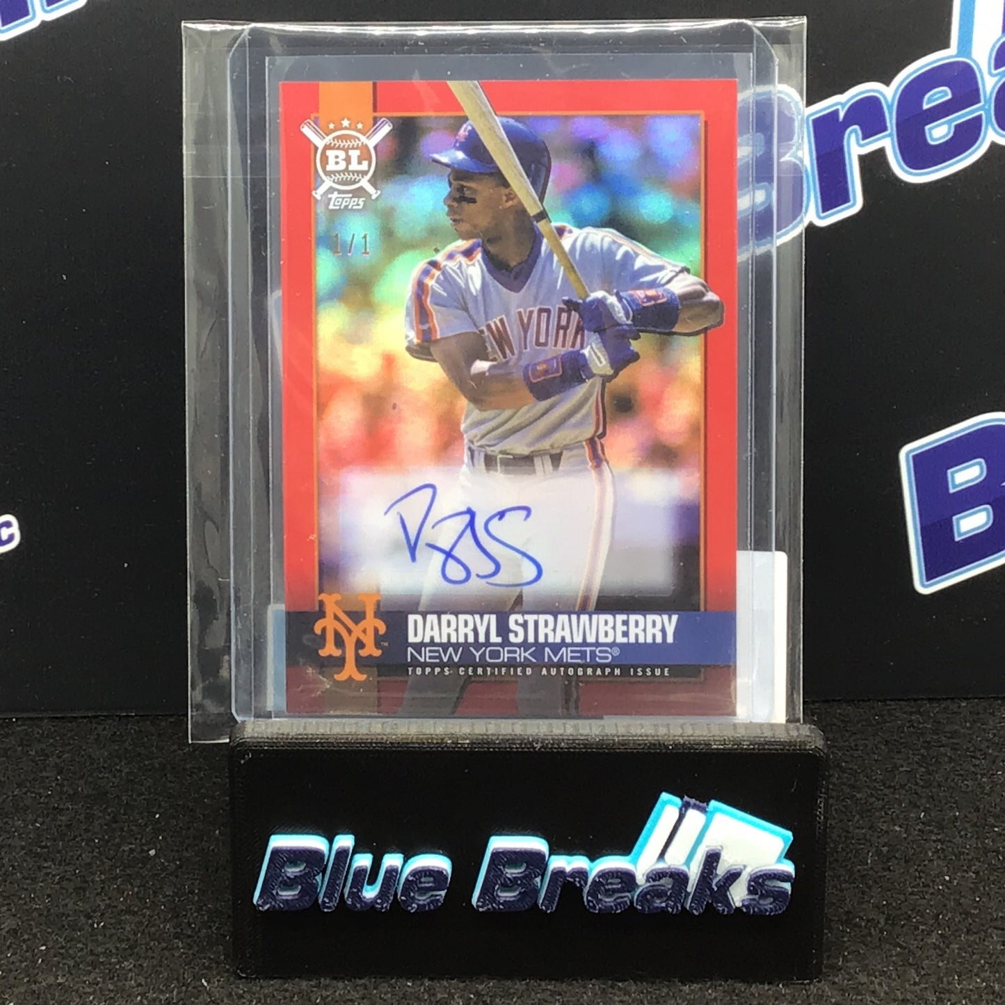 2021 Topps Big League Darryl Strawberry auto 1/1 #BLA-DS Mets