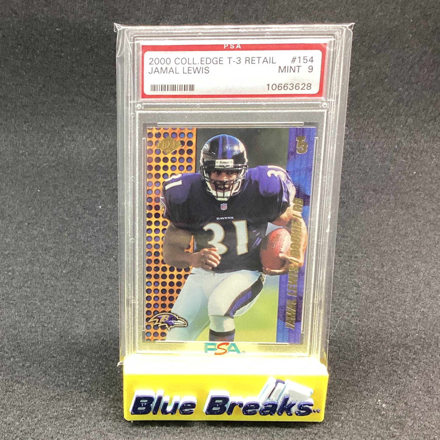 2000 Coll. Edge T-3 Retal #154 PSA 9 - Jamal Lewis