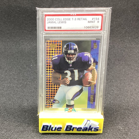 2000 Coll. Edge T-3 Retal #154 PSA 9 - Jamal Lewis