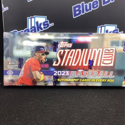 2023 Topps Stadium Club Baseball Hobby Box
