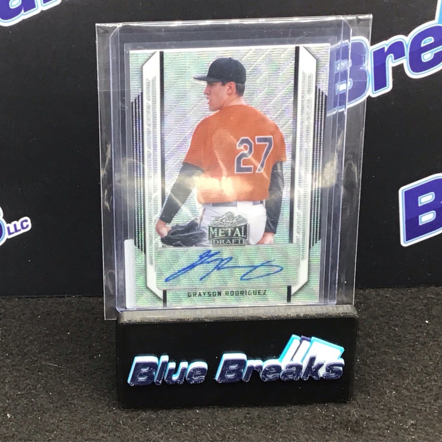 2021 Leaf Metal Draft Grayson Rodriguez auto #BA-GR1 Orioles