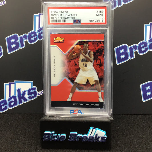 2005 Topps Finest Red Refractor Dwight Howawrd 088/149 #159 PSA 9 Magic