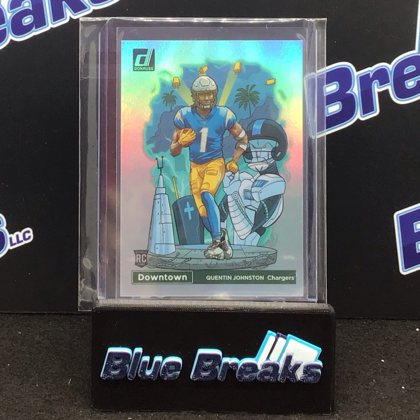 2023 Panini Donruss Downtown Quentin Johnston #D-16 Chargers