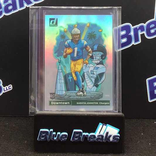 2023 Panini Donruss Downtown Quentin Johnston #D-16 Chargers