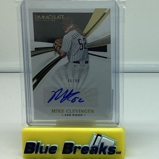 2021 Immaculate - Mike Clevinger 46/99
