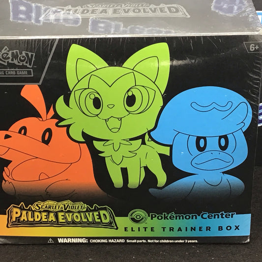 Pokémon Scarlet & Violet Paldea Evolved Pokémon Center ETB